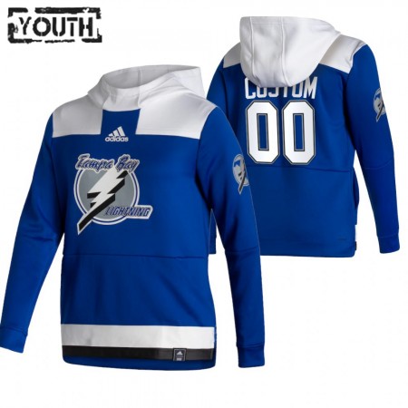 Kinder Tampa Bay Lightning Custom 2020-2021 Reverse Retro Pullover Hooded Sweatshirt